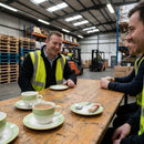 Steelite Rio Green Slimline Saucers – 150mm – Durable Ceramic | 6mm Thickness | Commercial – Indoor