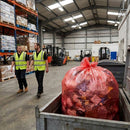 Medium Duty Bin Bags – 80L – Red | 200 Pack | Tear Resistant | Commercial – Indoor/Outdoor
