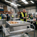Commercial Bain Marie – Dry Heat – With Two Half Gastronorm Trays – Buffet & Catering Use