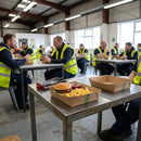 Compostable Microflute Food Trays – Medium 150x150mm – Corrugated Board – Takeaway & Catering