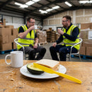 Polypropylene Knife – Yellow – Pack of 12 | Durable Material | Lightweight | Commercial – Indoor