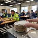 Stack Plates – 165mm White – Durable Stoneware | 6mm Thickness | Commercial Grade – Indoor/Outdoor