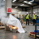 Quick Release Fire Blanket – Easy Access Safety Device – Emergency Use – Domestic & Commercial
