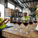 Round Wine Glasses – 400ml (13.5oz), LCE at 250ml, Clear Glass – Durable Stemware – Restaurant & Bar Use