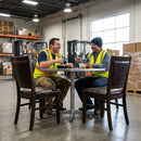 Dining Chairs – Bison Espresso Vinyl – Durable Material | Commercial Grade – Indoor