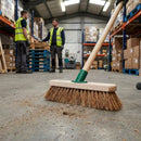 Wooden Broom Head – 12in – Soft Coco | Durable Wood | Commercial Use – Indoor