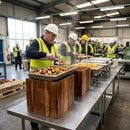 Wooden Buffet Cubes – Large – Solid Wood | 18mm Thickness | 15kg Load Capacity | Commercial – Indoor