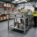 Countertop Equipment Stand – Stainless Steel – Fully Welded, Adjustable Legs – Commercial Kitchen