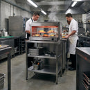 Electric Salamander Grill Floor Stand – Stainless Steel – Easy-Clean Support – Commercial Kitchen