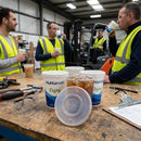 Lids for 455ml Paper Cold Cups – Secure Straw Slot – Disposable Catering Use