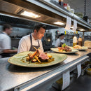 Oval Chefs Plates – 300mm – Samphire Green – Modern Tabletop Presentation – Commercial & Restaurant Use