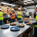 Coupe Plates – 152mm Indigo – Hand-Glazed Porcelain – Commercial & Home Dining