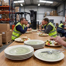 Coupe Plates – 220mm – Durable Porcelain | 12 Pack – Commercial