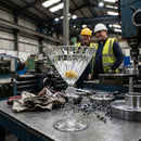 Martini Glasses – 240ml – Glass | 12 Pack | Commercial Use – Indoor/Outdoor