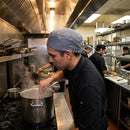 Chef Beanie – Grey – Cool Vent Fabric | Lightweight | Commercial – Indoor/Outdoor
