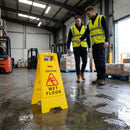 Wet Floor Safety Sign – Double Sided – Foldable Plastic – Commercial Use
