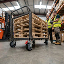 Braked Castor – Heavy Duty Steel | 100mm Diameter | 200kg Load Capacity | Industrial – Warehouse