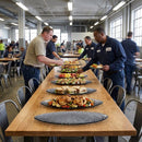 Oval Glass Platters – 400mm – Smoked Glass | Durable | Commercial – Indoor/Outdoor