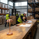 LED Cordless Table Lamps – 260mm Brushed Copper – Dimmable, Warm Light – Hospitality & Home (6 Pack)