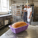 Flexible Silicone Loaf Pan – Purple – Heat Resistant, Dishwasher Safe – Allergen-Friendly Baking
