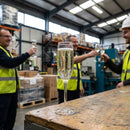 Champagne Flute Glasses – 150ml – Fully Toughened Glass – Commercial & Event Use