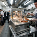 Wet Heat Bain Marie Base Unit – Accommodates 3 x 1/3 GN Pans – Stainless Steel – Commercial Kitchen