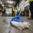 Kentucky Mop Head Clip – Blue – Secure Wide Connection – Commercial Cleaning