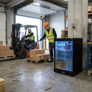 Bottle Cooler – 150Ltr Black – Single Hinged Door | Commercial | Indoor