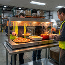 Electric Food Warmer – Heated Glass Display Top – Full Gastronorm Compatibility – Commercial Use