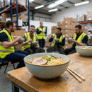 Stoneware Noodle Bowls – 183mm Duck Egg Blue – Super Vitrified Ceramic – Commercial Dining