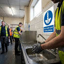 Now Wash Your Hands Sign – Highly Visible Safety Notice – Commercial Kitchen & Food Preparation