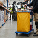 Janitorial Trolley Spare Bag – Yellow – Heavy Duty Replacement – Commercial Cleaning