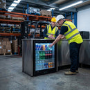 Undercounter Display Fridge – Black – 90L Capacity | Commercial Grade – Indoor Use