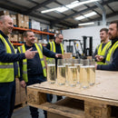 Champagne Glasses – 300ml – Vertical Optic, Set of 6 – Bar & Entertaining
