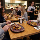 Chefs' Oblong Plates – 298mm Deep Purple – Stonecast | Durable | Commercial – Indoor/Outdoor