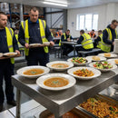 Large Rim Bowls – Taupe – 280mm – Classic Porcelain Tableware – Upscale Dining
