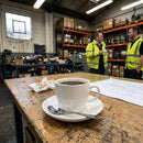 Coffee Saucers – 140mm – Porcelain | 12 Pack | Commercial Use – Indoor