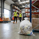 Light Duty Bin Bags – 10L White – Recycled Polythene – Office & Kitchen Waste