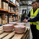 Organic Walled Bowls – 232mm Petal Pink – Super-Vitrified Ceramic – Commercial Tableware