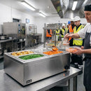 Electric Bain Marie – 4 x 1/4 GN Pans & Lids – Dry Heat – Commercial Kitchen