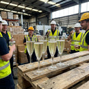 Champagne Flutes – 215ml – Crystal Glass | 6 Pack – Indoor/Outdoor
