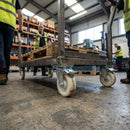 Castors – Set of 4 – Heavy Duty | 100mm | Braked – Industrial Use