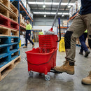 Mop Bucket – 25L – Plastic | Foot Pedal Release | Commercial – Indoor
