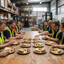 Bamboo Footed Plates – 276mm – Durable Bamboo | 12 Pack – Commercial Use