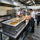 Bain Marie Base Unit – 600mm Wide – Stainless Steel | 7 Pan Capacity | Commercial – Catering