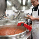 Digital Food Probe Thermometer – Red – Fold-Away, Color Coded for Raw Meat – Commercial Kitchen Safety