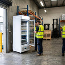 Upright Display Fridge – 218Ltr – White | Glass Door | Commercial Grade – Indoor Use