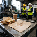 Compostable Lunch Napkin – 33x33cm Kraft – 2 Ply Recycled Fiber – Commercial & Food Service
