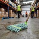 Deck Mop Head – Green Stripe – 200g Highly Absorbent – Commercial & Domestic Cleaning