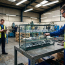 Glass Display Cabinet – 900mm Wide – Three Tier Glass Construction – Commercial Food Merchandising